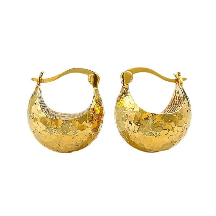 S925 Sterling Silver Sparkling Crushed Ice Pine Cone Earrings for Women – Glittering Ice Ball Design