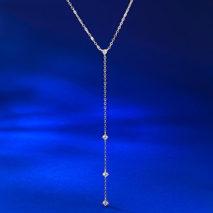 S925 Silver Simple Y-Shaped Tassel Stacked Clavicle Necklace for Women – Chic & Elegant Design - Image 7
