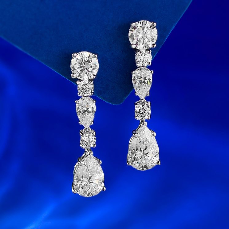 S925 Silver 8x12mm Evening Long Water Drop Earrings for Women – Elegant & Glamorous Design - Image 4